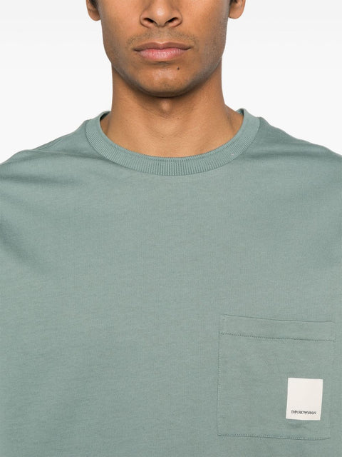 Emporio Armani Emporio Armani T-shirts and Polos Clear Blue