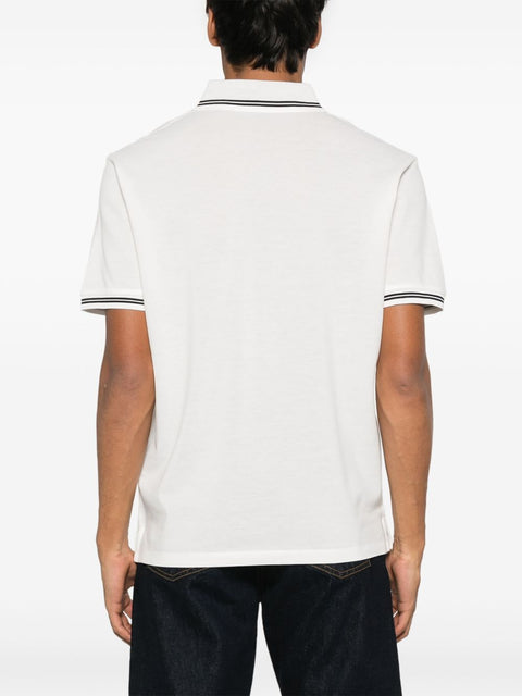 Emporio Armani Emporio Armani Piqué polo shirt with piped collar