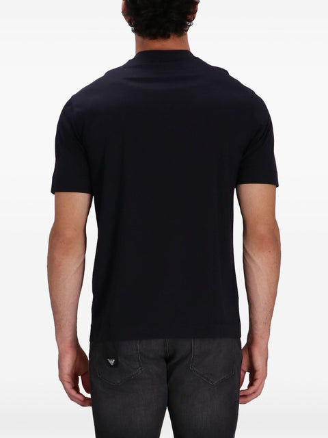 Emporio Armani Emporio Armani ASV logo embroidery T-shirt