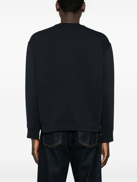 Emporio Armani Emporio Armani ASV Double-jersey sweatshirt with logo embroidery