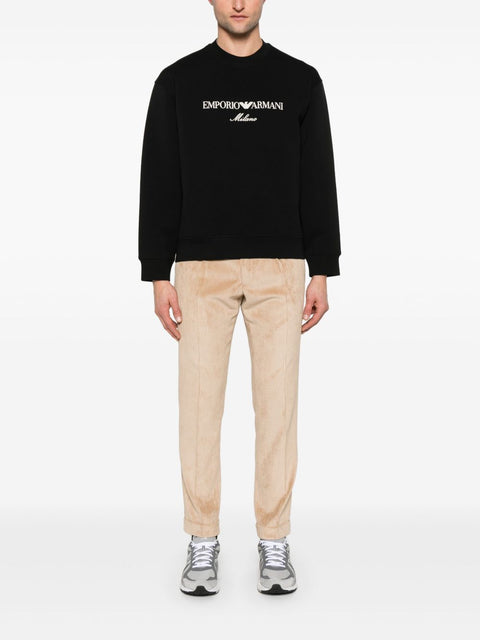 Emporio Armani Emporio Armani ASV Double-jersey sweatshirt with logo embroidery