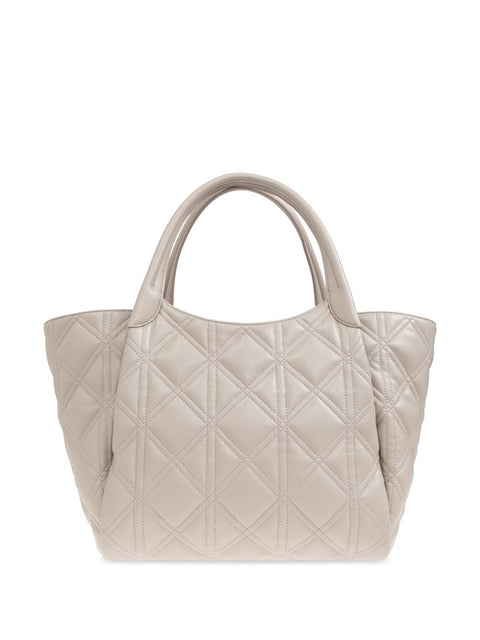 Emporio Armani Emporio Armani Quilted nappa leather-effect shopper bag