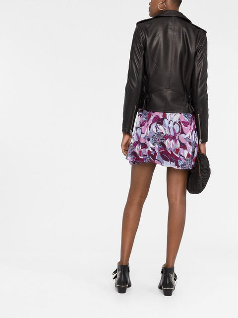 Iro Iro Biker jacket with peak lapels
