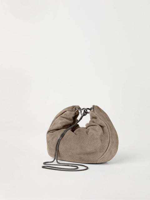 Brunello Cucinelli Brunello Cucinelli Suede Brioche Hobo bag