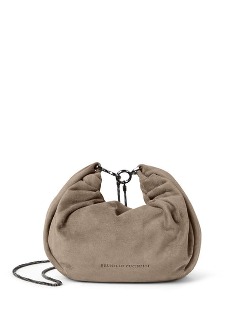 Brunello Cucinelli Brunello Cucinelli Suede Brioche Hobo bag