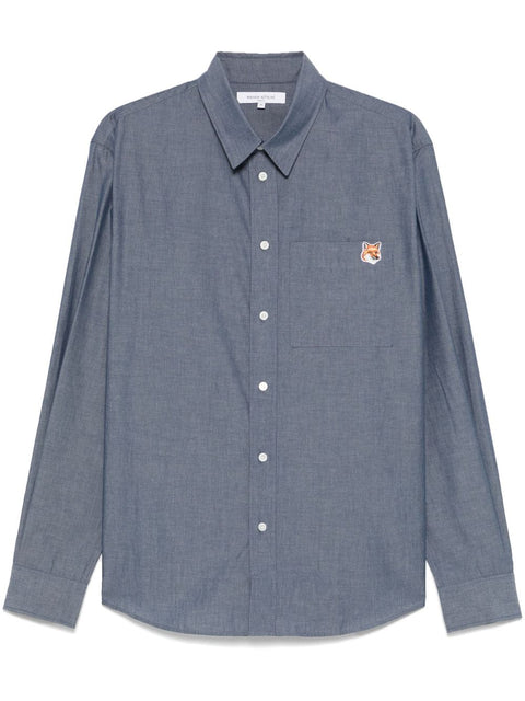 Maison Kitsune Maison Kitsune fox head shirt