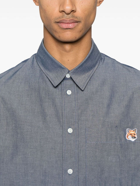 Maison Kitsune Maison Kitsune fox head shirt