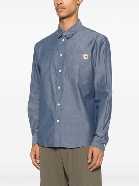 Maison Kitsune Maison Kitsune fox head shirt