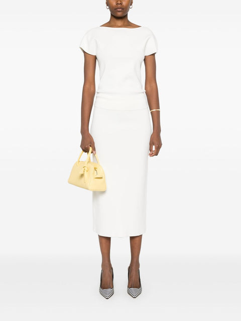 Parosh Parosh boat neck top