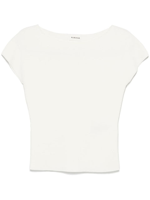 Parosh Parosh boat neck top