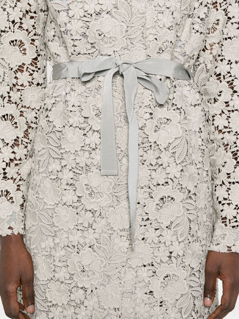 Parosh Parosh macramé coat