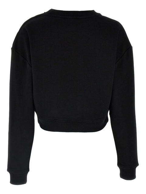 Balmain Balmain logo print cotton sweatshirt