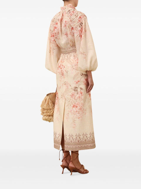 Zimmermann Zimmermann Illuminate Pencil Midi Skirt