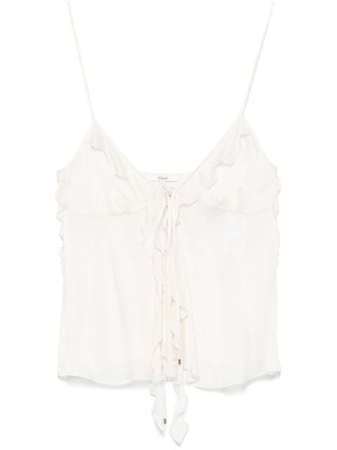 Chloè Chloè White Silk blouse