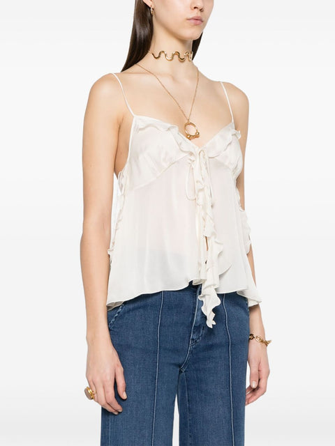 Chloè Chloè White Silk blouse