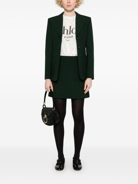 Chloè Chloè Oversized cotton jersey logo t-shirt