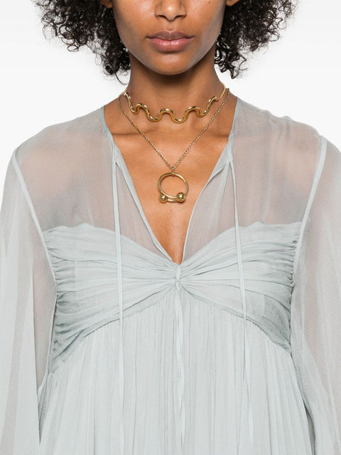 Chloè Chloè short pleated dress