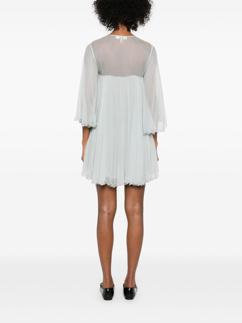 Chloè Chloè short pleated dress