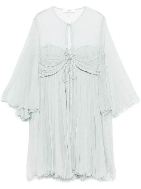 Chloè Chloè short pleated dress