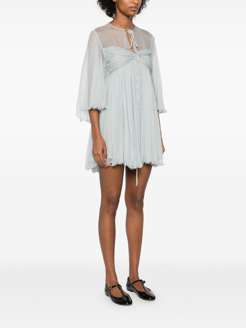Chloè Chloè short pleated dress