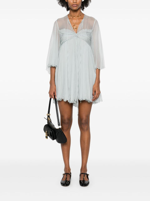 Chloè Chloè short pleated dress