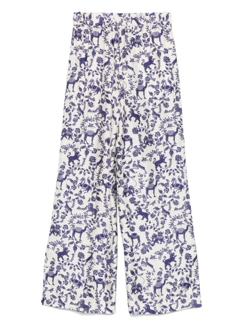 Alberto Biani Alberto Biani printed trousers