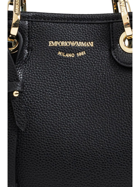 Emporio Armani Emporio Armani Deer-print MyEA vertical shopper bag