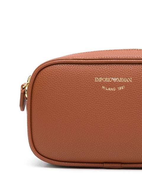 Emporio Armani Emporio Armani embossed logo shoulder bag