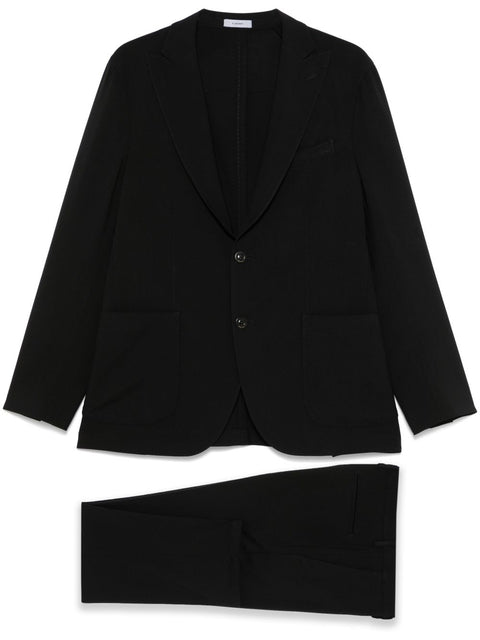 Boglioli Boglioli Single Breasted Two Button Navy Blue Suit