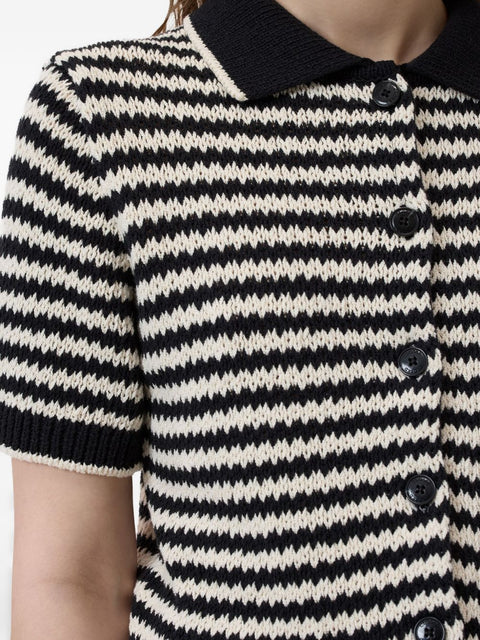 Closed Closed Knitted black cardigan in organic cotton