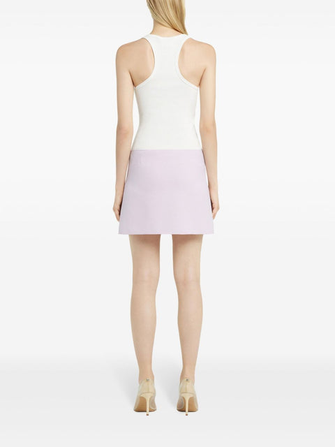 Courreges Pre Courreges Pre Courrèges buckle-fastening white tank top