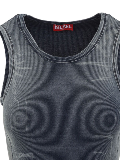 Diesel Diesel blue cotton tank top