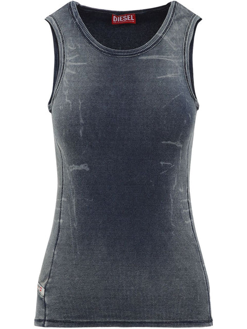 Diesel Diesel blue cotton tank top