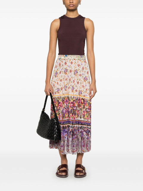 Pierre Louis Mascia Pierre Louis Mascia ceto pleated design skirt