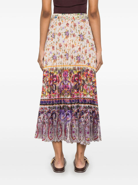 Pierre Louis Mascia Pierre Louis Mascia ceto pleated design skirt