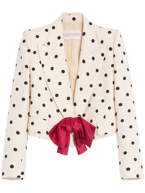 Valentino Valentino shantung blazer