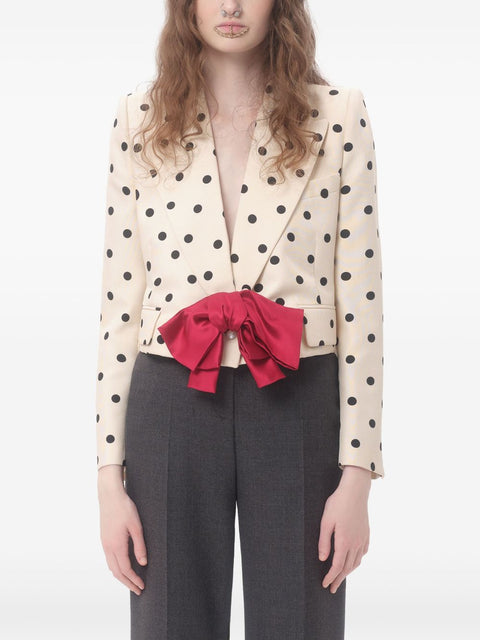 Valentino Valentino shantung blazer