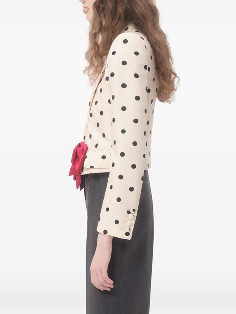 Valentino Valentino shantung blazer