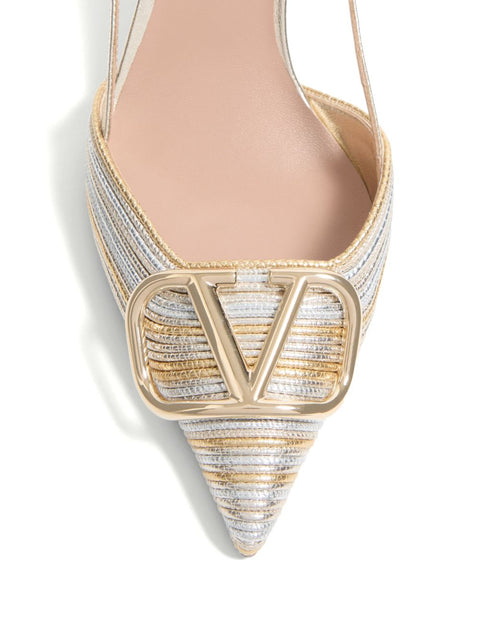 Valentino Garavani Valentino Garavani With Heel Silver