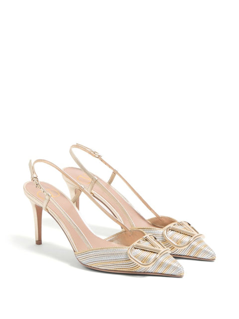 Valentino Garavani Valentino Garavani With Heel Silver