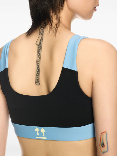 Off White Off White Bra With Colour-Block Design