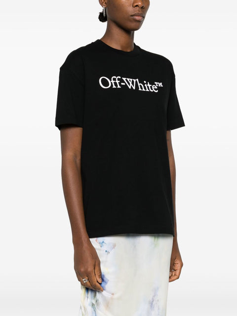 Off White Off White Bookish logo-print T-shirt