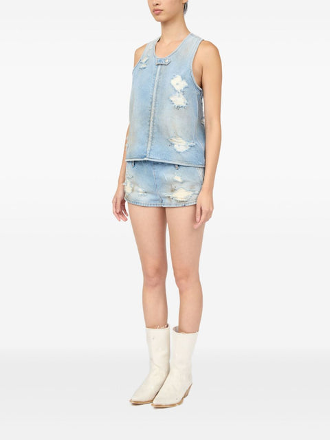 MM6 Maison Margiela MM6 Maison Margiela Sweaters Clear Blue