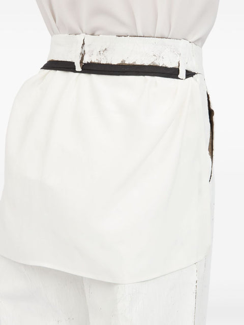 MM6 Maison Margiela MM6 Maison Margiela Trousers White