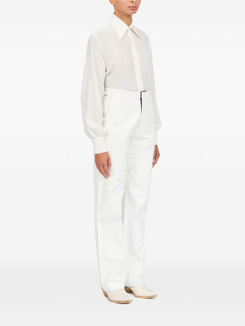 MM6 Maison Margiela MM6 Maison Margiela Trousers White