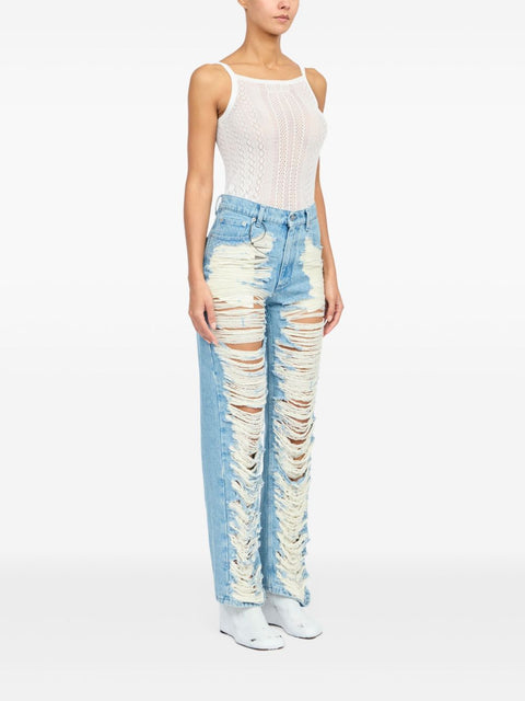 MM6 Maison Margiela MM6 Maison Margiela Jeans Clear Blue
