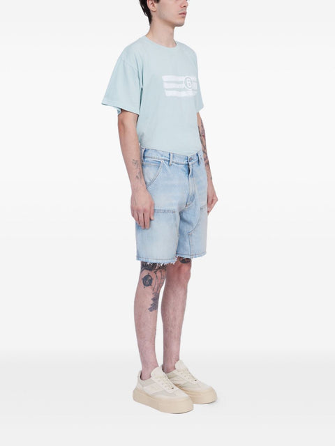MM6 Maison Margiela MM6 Maison Margiela Shorts Clear Blue