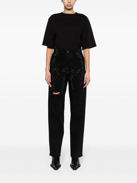Golden Goose Golden Goose crystal embellished jeans