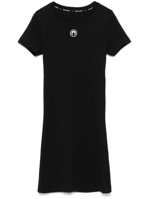 Marine Serre Marine Serre organic cotton T-shirt dress