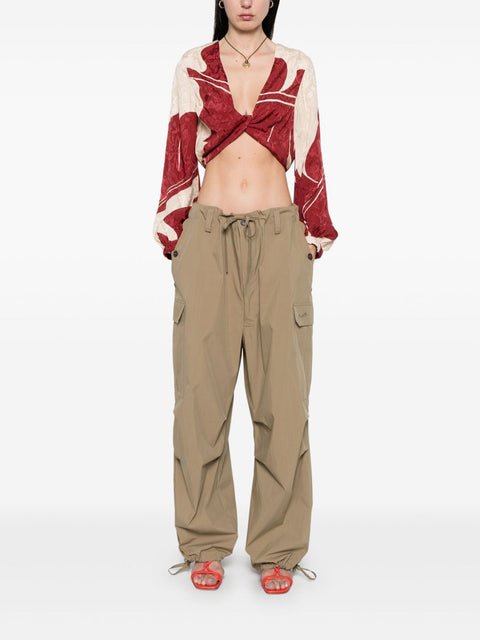 Parosh Parosh straight cargo trousers